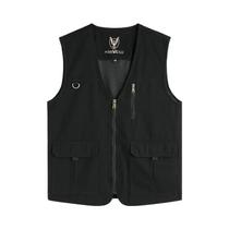 Colete Masculino De Lazer Ao Ar Livre Com Múltiplos Bolsos, Tamanho Grande 8XL, Design De Alta Colete Masculino De Lazer Ao Ar Livre Com Múltiplos Bolsos, Tamanho Grande 8XL, Design De Alta