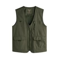 Colete Masculino De Lazer Ao Ar Livre Com Múltiplos Bolsos, Tamanho Grande 8XL, Design De Alta