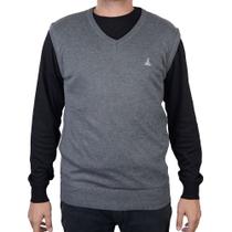 Colete Masculino Lucky Sailing Sueter Cinza - 95015
