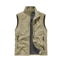 Colete Masculino Multifuncional Para Caminhada E Camping, À Prova De Vento E Respirável, Sem Mangas,