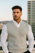 Colete masculino quadradinho tricot la Colete masculino quadradinho tricot la