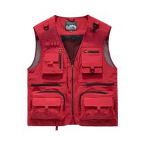Colete Masculino Respirável para Lazer ao Ar Livre - Com Vários Bolsos - Modelo Fgkks 2023