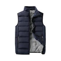 Colete Masculino Sem Mangas À Prova De Vento, Casaco Casual Quente E Grosso Para O Inverno