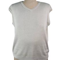 Colete Masculino Tricô Sem Preconceito Plus Size Bege Colete Masculino Tricô Sem Preconceito Plus Size Bege