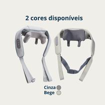 Colete Massageador Shiatsu Alivio Muscular + Brinde Namorado Cinza