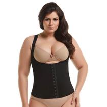 Colete Modelador com Barbatanas Cetinete Mondress 930RE Plus Size Colete Modelador com Barbatanas Cetinete Mondress 930RE Plus Size