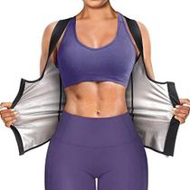 Colete Modelador Sauna Junlan para Cintura, Regata Térmica para Suor Colete Modelador Sauna Junlan para Cintura, Regata Térmica para Suor