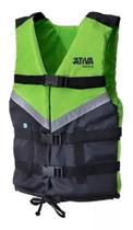 Colete náutico ativa 130kg verde neon