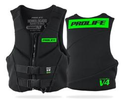 Colete Náutico Homologado ProLife JetSki Lancha Verde EG V4