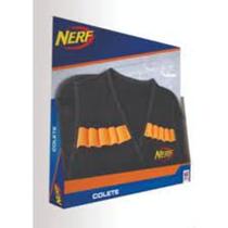 Colete Nerf Preto Com Laranja Tamanho M - Hasbro