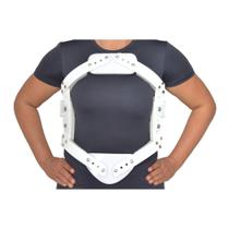 Colete Ortopédico Jewett Em PVC Ajustável Branco