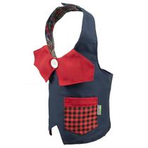 Colete Para Cachorro Festa Junina Jeans Gola E Bolso- Tam. P Colete Para Cachorro Festa Junina Jeans Gola E Bolso- Tam. P