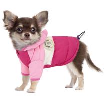 Colete para cães, casaco de inverno CMREAEC para cães pequenos, rosa XL