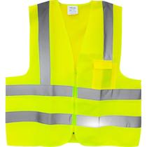 Colete Para Sinalizacao Plastcor 1 Bolso Amarelo Fluorescente Xg
