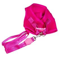 Colete Peitoral Aerado Com Guia Rosa Pp Colete Peitoral Aerado Com Guia Rosa Pp