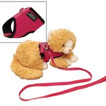 Colete Peitoral c/ Guia p/ Gatos Neoprene Modelo Exclusivo