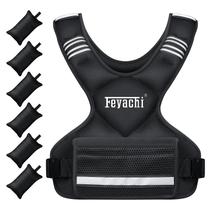 Colete pesado Feyachi X Type 5,4 kg para exercícios de corrida, homens e mulheres