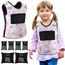 Colete pesado Janmercy para crianças, meninos e meninas, design de borboleta Colete pesado Janmercy para crianças, meninos e meninas, design de borboleta