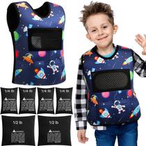 Colete pesado Janmercy Rocket para crianças, meninos e meninas Colete pesado Janmercy Rocket para crianças, meninos e meninas