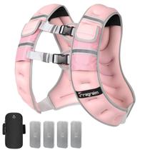 Colete pesado, perfumado, ajustável de 9 a 11 kg, com bolso rosa