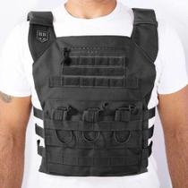 Colete Plate Carrier BR Force Gladiador Preto Colete Plate Carrier BR Force Gladiador Preto