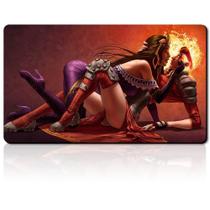Colete Playmat Aljura Liliana e jogo de tabuleiro Chandra TCG 60x35cm Colete Playmat Aljura Liliana e jogo de tabuleiro Chandra TCG 60x35cm