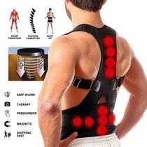 Colete Postural Masculino Reforçado Cinta Magnética para Coluna com Ajuste Lombar e Suporte Pro Colete Postural Masculino Reforçado Cinta Magnética para Coluna com Ajuste Lombar e Suporte Pro