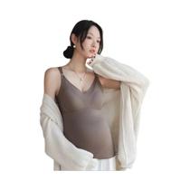Colete Quente Para Mulheres Grávidas, Outono E Inverno, Sem Necessidade De Sutiã, Camisola Para Colete Quente Para Mulheres Grávidas, Outono E Inverno, Sem Necessidade De Sutiã, Camisola Para