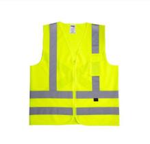 Colete Refletivo 1 Bolso Ziper Fronta Verde VIC72240 VD - DANNY