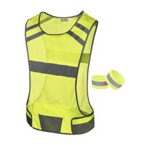 Colete refletivo 247 Viz Mesh com bolso interno para correr