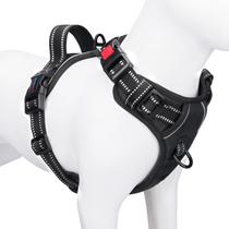 Colete refletivo ajustável com clipe frontal ajustável PHOEPET para cães Colete refletivo ajustável com clipe frontal ajustável PHOEPET para cães