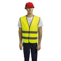 Colete Refletivo Blusão Sem Bolso Wk80 Laranja Fluorescente Tamanho Único Worker