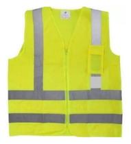 Colete Refletivo Com Bolso Cor Amarelo Fluor Tam M