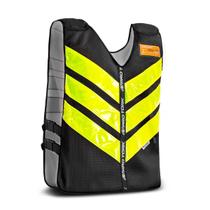 Colete Refletivo Sinalização Alta Visibilidade Pro Tork para Moto Boy Moto Taxis Seguro Preto