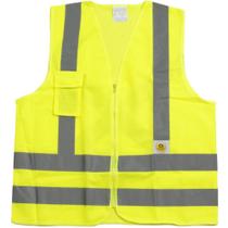 Colete Refletivo Super Safety Amarelo Fluorescente com Bolso