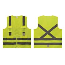 Colete Refletivo Super Safety Ziper Com Bolso