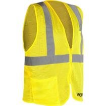 Colete Refletivo Tipo Blusão, com Bolso e Ziper, Amarelo, CV 104 Vonder Colete Refletivo Tipo Blusão, com Bolso e Ziper, Amarelo, CV 104 Vonder