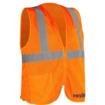 Colete Refletivo Tipo Blusão, com Bolso e Ziper, Laranja, CV 105 Vonder OstenVonder Colete Refletivo Tipo Blusão, com Bolso e Ziper, Laranja, CV 105 Vonder OstenVonder