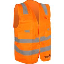 Colete Refletivo Tipo Blusão Com Bolso Laranja Cv 107Vonder