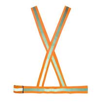 Colete Refletivo Tipo X Sinalizador Laranja Fluorescente Colete Refletivo Tipo X Sinalizador Laranja Fluorescente