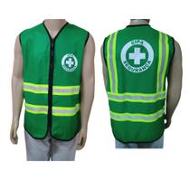 Colete Refletivo Verde Cipa Segurança - Alta Visibilidade