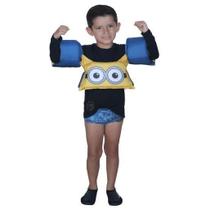 Colete Salva Vida Infantil Boia Braço Até 25Kg Minions Praia Colete Salva Vida Infantil Boia Braço Até 25Kg Minions Praia