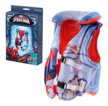 Colete Salva Vidas Boia Infantil Inflável Spider Man Marvel - Bestway Colete Salva Vidas Boia Infantil Inflável Spider Man Marvel - Bestway
