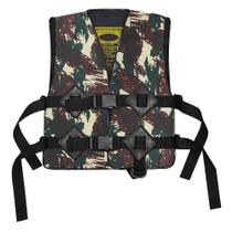 Colete Salva Vidas Camuflada Classe 5 Homologado P 25 a 35kg