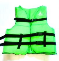 Colete salva vidas esportivo cor verde com flutuação até 80 kg - RVP