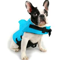 Colete Salva Vidas Flutuante Tubarão Shark Pet Dog Cachorro Colete Salva Vidas Flutuante Tubarão Shark Pet Dog Cachorro