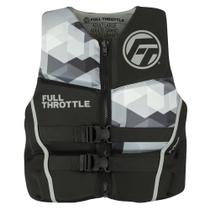 Colete salva-vidas Full Throttle Rapid Dry Flex Back cinza XL