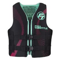 Colete salva-vidas Full Throttle Rapid Dry Neoprene Adult S/M Aqua