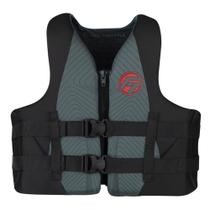 Colete salva-vidas Full Throttle Rapid Dry Neoprene adulto cinza L/XL