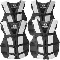 Colete Salva-vidas Hardcore Water Sports Pacote com 4 Unidades Tipo III PFD Colete Salva-vidas Hardcore Water Sports Pacote com 4 Unidades Tipo III PFD